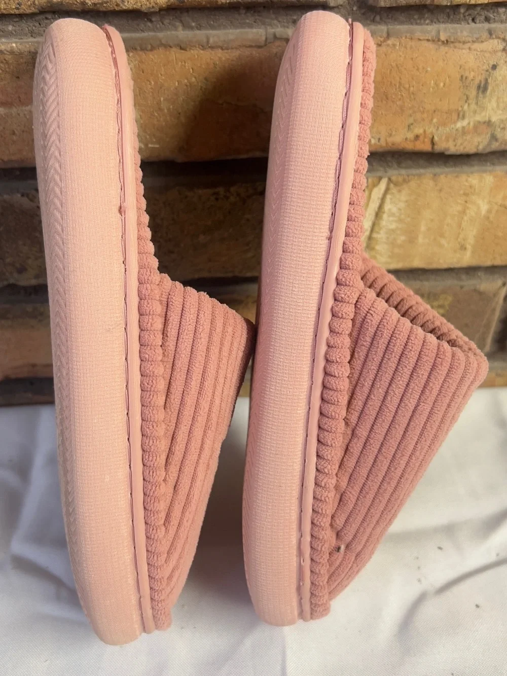 Easy Spirit Rose Corduroy Kids Slip-On Slippers